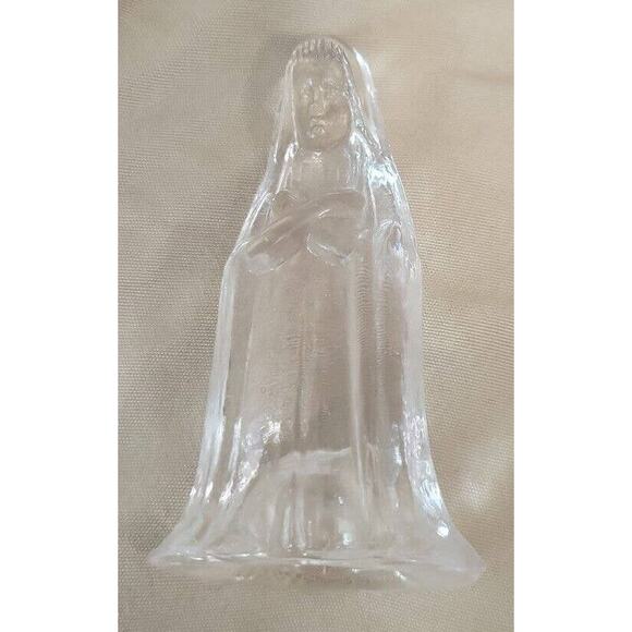 Glass Nativity Scene ST-7 W / Mirror 1988 CBK Ltd. - Picture 6 of 9